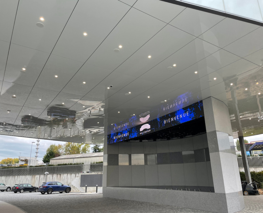 Crissier Faux Plafond Tôle Alu Thermolaqué Construction Métallique Adani