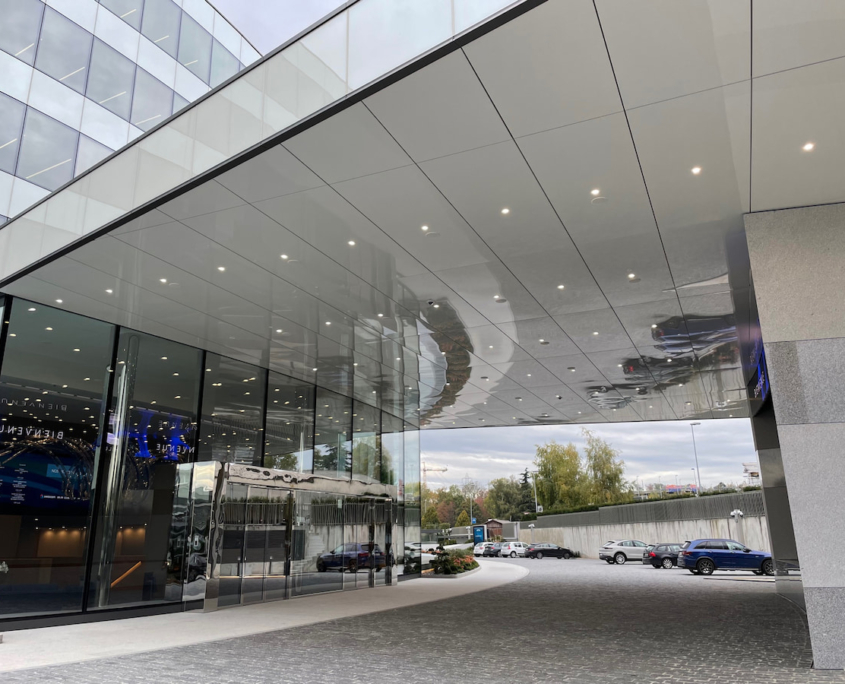 Crissier Faux Plafond Tôle Thermolaqué Construction Métallique Adani