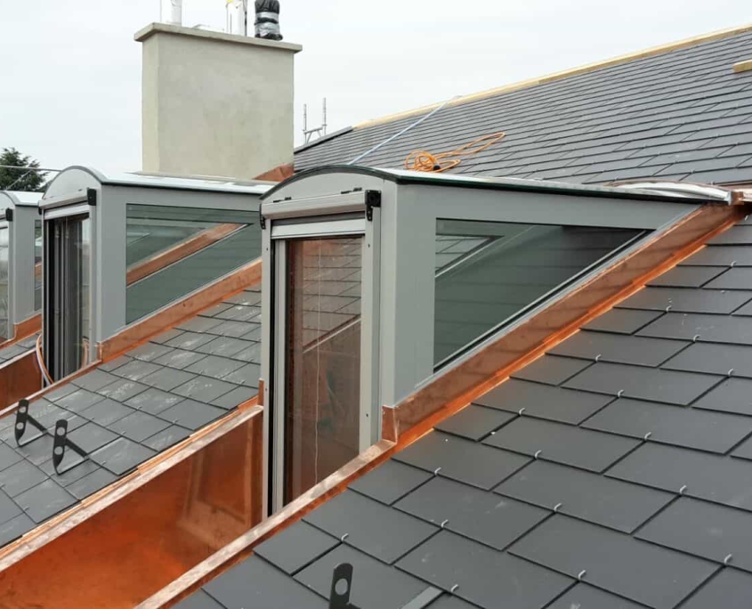 Immeuble St Prex Lucarne Profilé Alu Cintré Et Verre Bombé Sécurisé Construction Métallique Adani