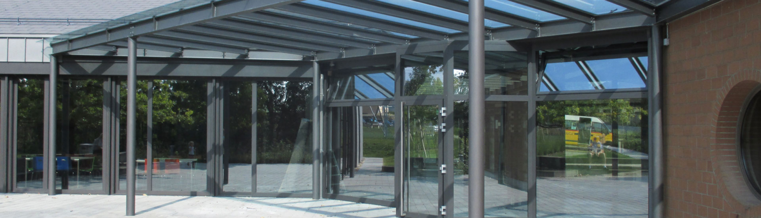 Verrière Structure Acier Poteau Traverse Acier Constructions Metalliques Adani