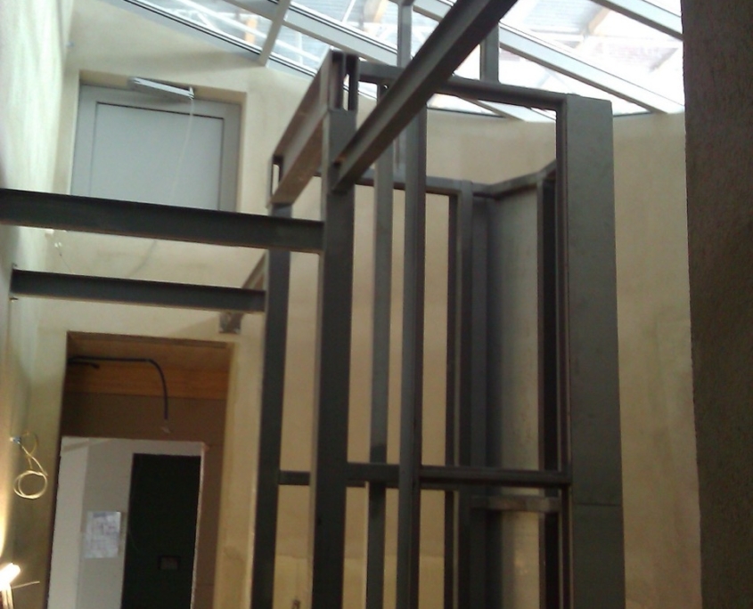Renforcement Structure Metallique Ascenseur Adani